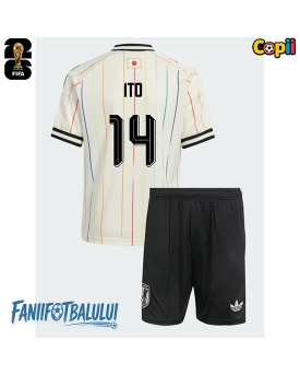 Japonia Junya Ito #14 Echipament de Fotbal Replică Mondial 2026 Copii Deplasare (+ Șorturi)